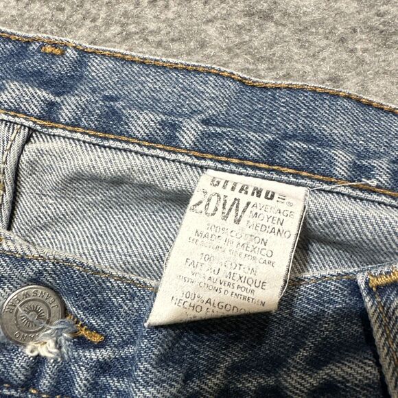 Vintage Gitano Women's Straight Jeans Size 20W‎ Blue Light Wash Denim - Picture 9 of 9